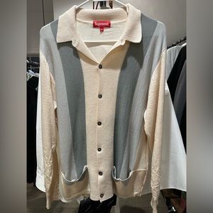 supreme 100% wool cardigan
